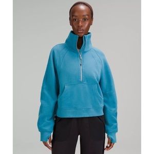 *Discontinued* Scuba Oversized Funnel Neck Half Zip in Oceanic